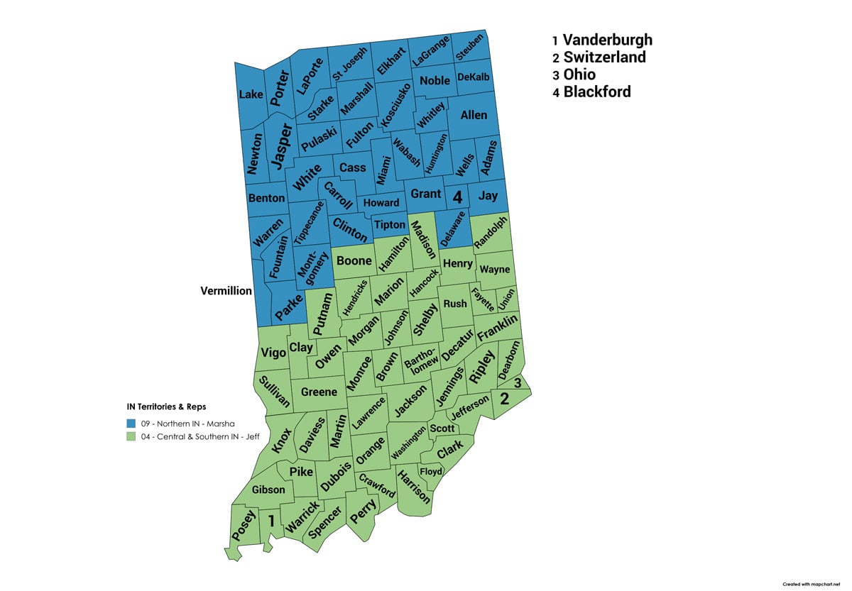 Indiana Map